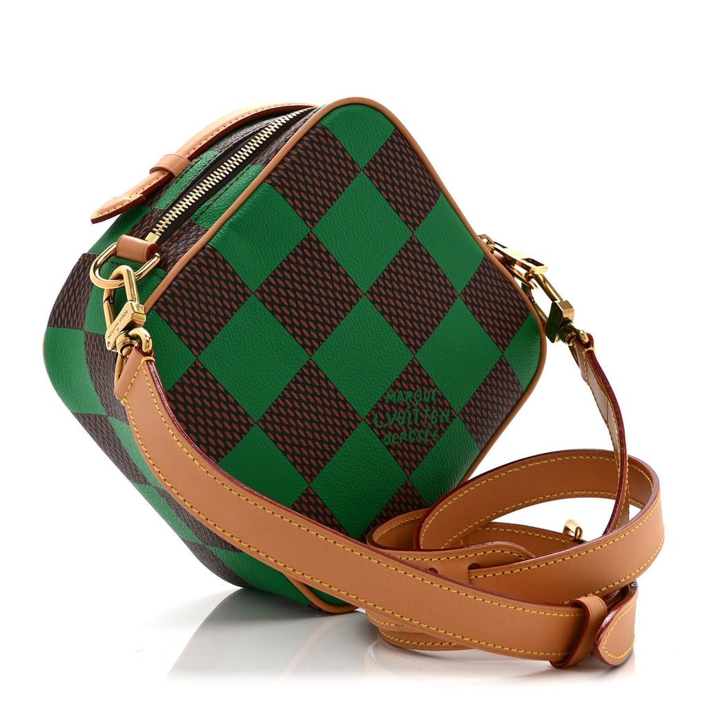 Damier Pop Chess Messenger Green