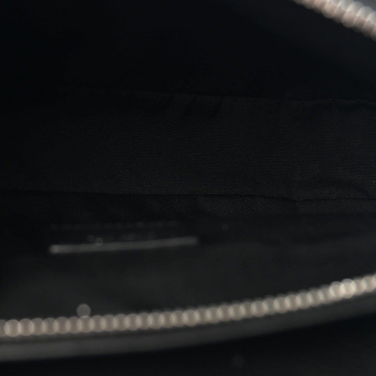 Grained Calfskin Kim Jones Saddle Bag Black