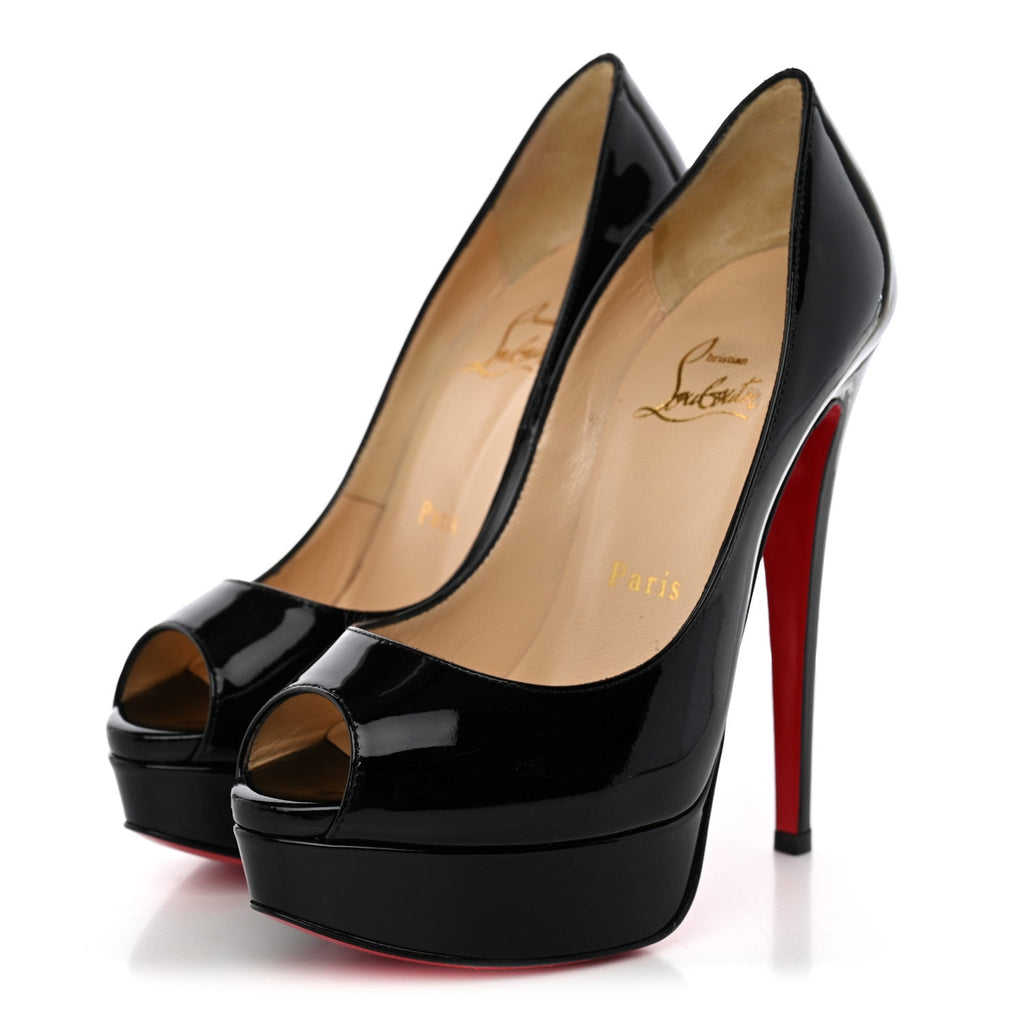 Patent Lady Peep 150 Pumps 35 Black