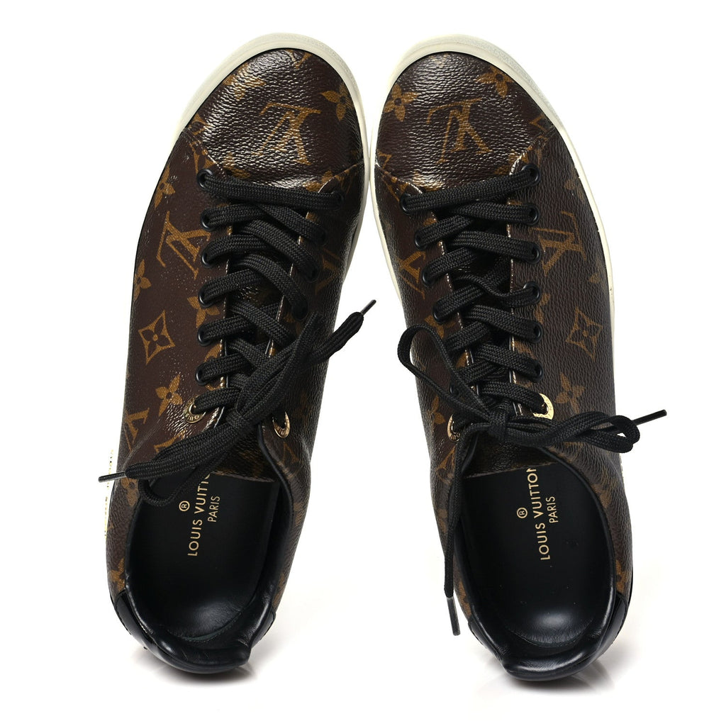 Patent Monogram Frontrow Sneakers 39