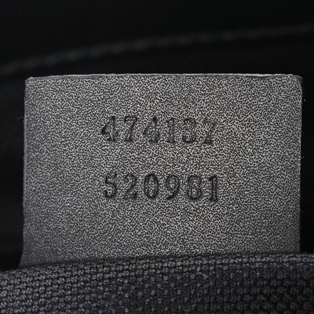 GG Supreme Monogram Appia Calfskin Web Flat Messenger Bag Black Grey