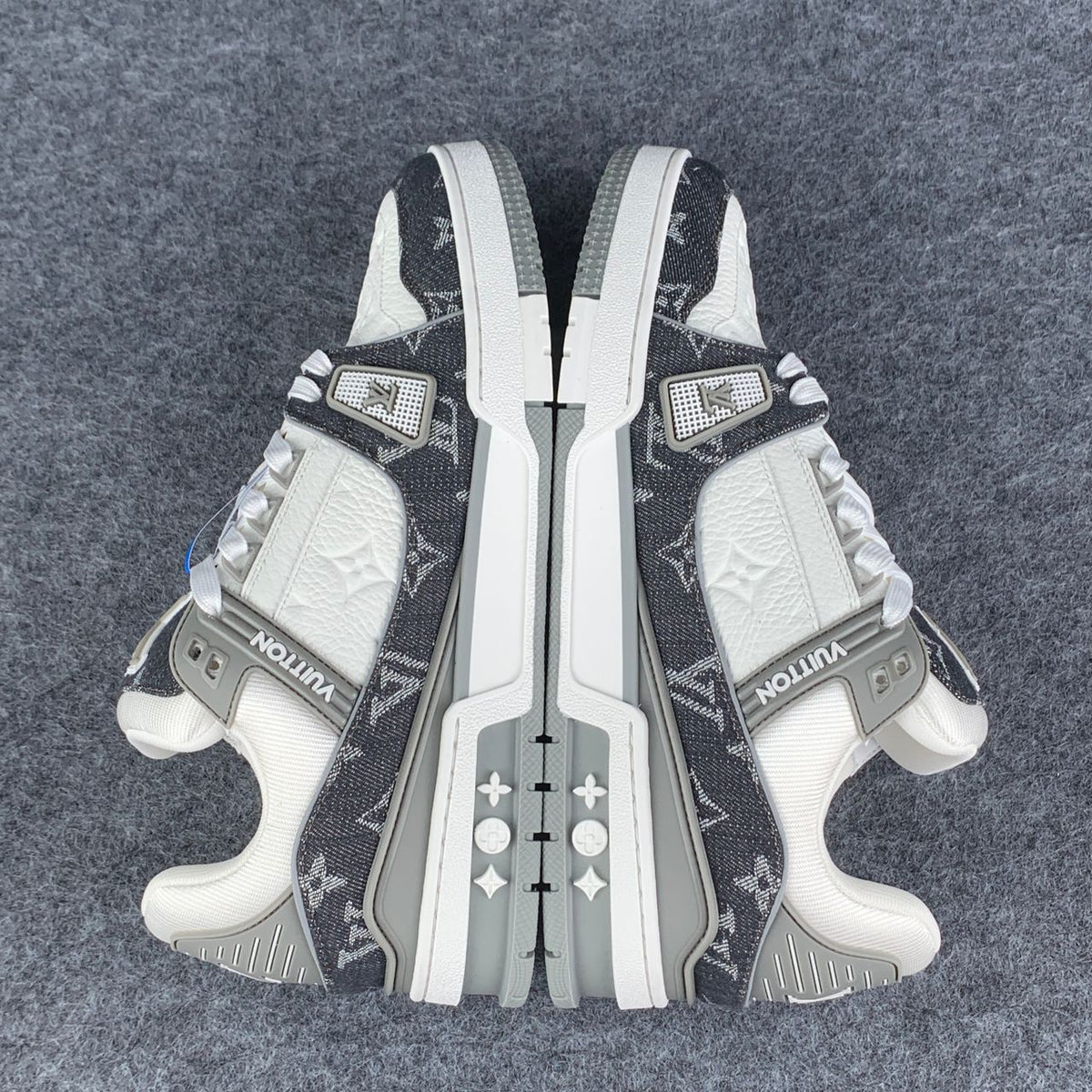 LV Trainer Monogram Denim 'Grey'