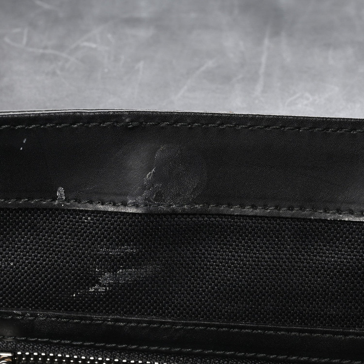 GG Supreme Monogram Web Flap Messenger Bag Black Grey