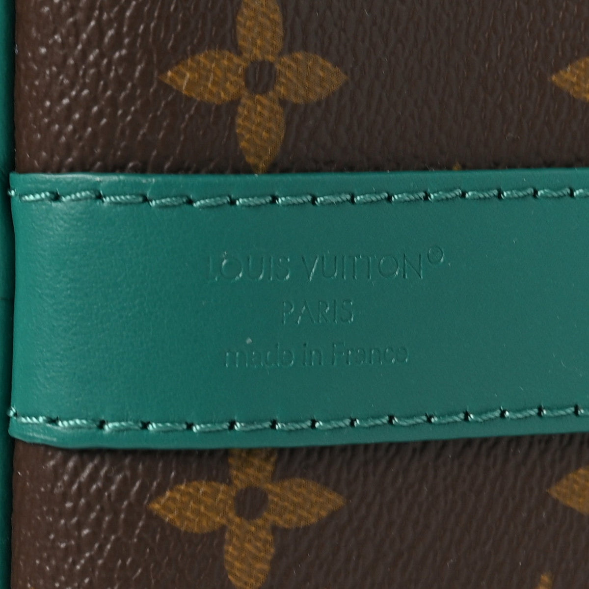 Monogram Macassar Keepall Bandouliere 35 Borneo Green