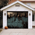 Zombie Breach | Halloween Garage Door Cover