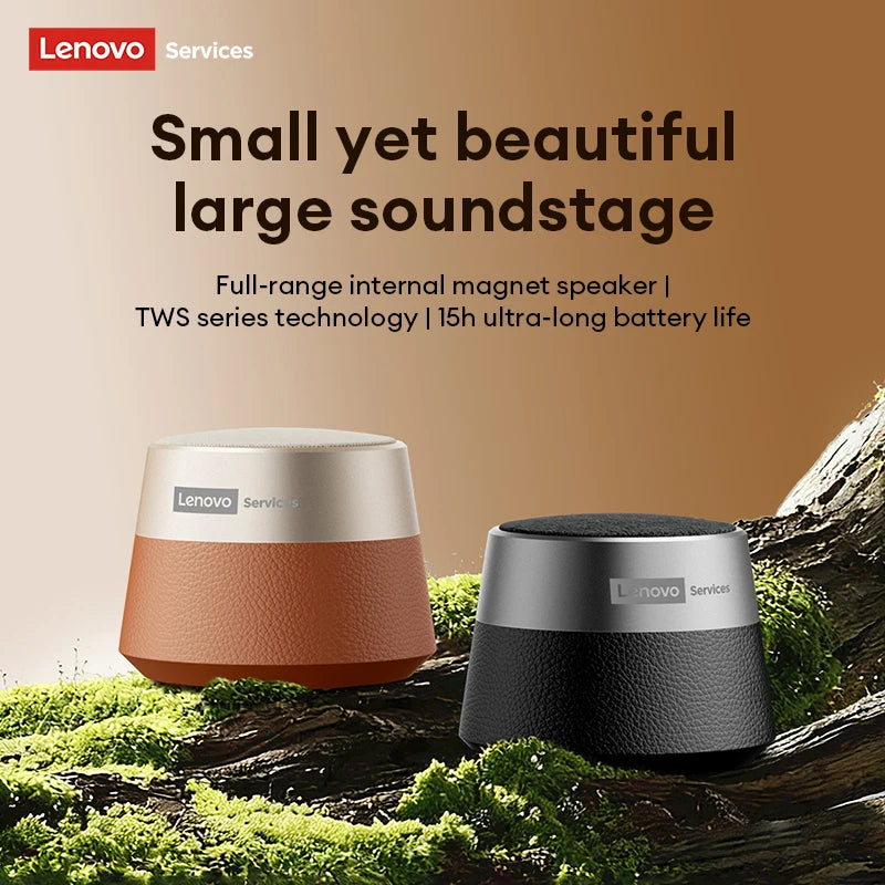 Lenovo HD103 Bluetooth 5.4 Speaker Portable Mini Wireless Speaker High Quality Stereo Sound TWS Outdoor Bass Audio for Phone PC