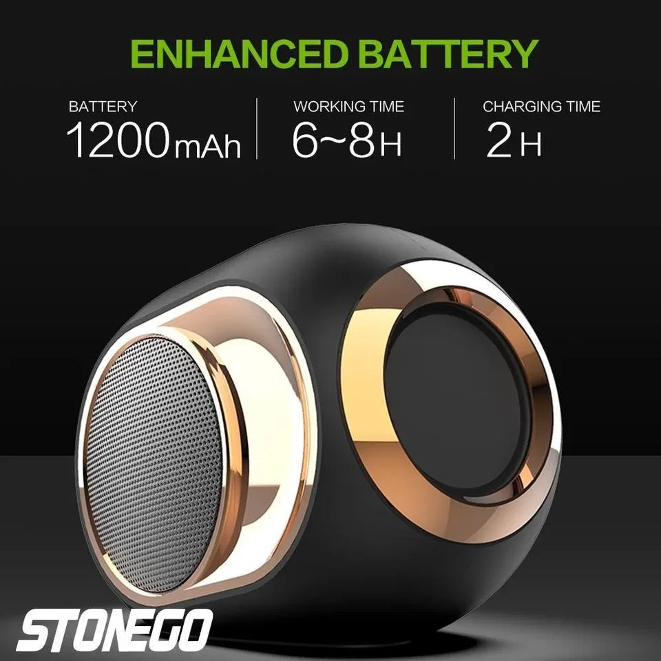 Portable Bluetooth Wireless Speaker TWS Stereo Audio 3D Bass Waterproof Hands-Free Call Accessories Music Player