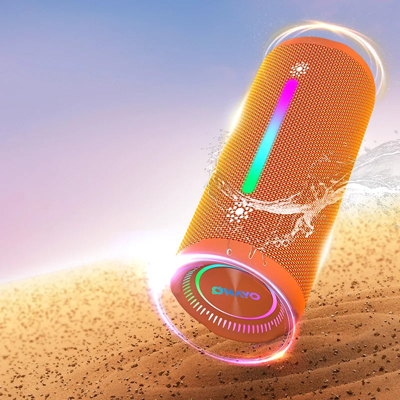 OHAYO Portable Bluetooth Speakers Wireless Loud Stereo Sound IPX7 Waterproof Outdoor Portable 35W Super Bass Speaker for Party