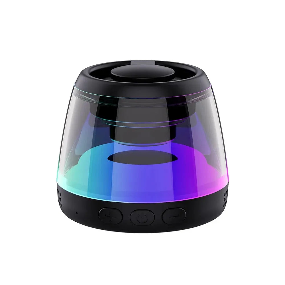 Magnetic Wireless Phone Stand Gaming Speaker – MagSafe & Android Compatible, IPX5 Waterproof, RGB Lighting, Metal Surface Mount