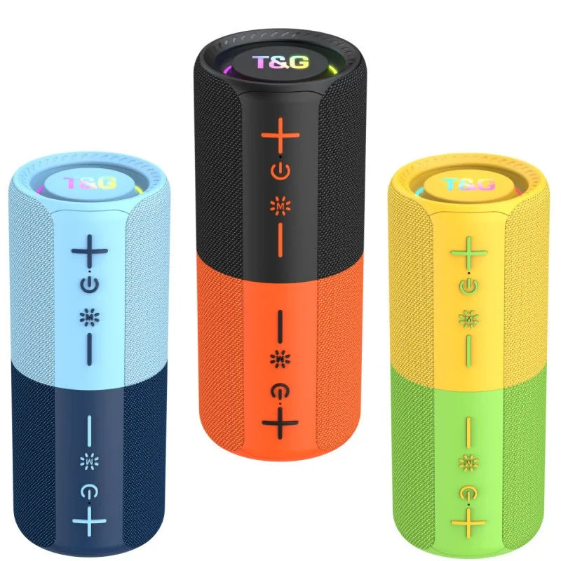 New 2-in-1 wireless Bluetooth speaker TWS magnetic outdoor sound system with heavy bass and long battery life
