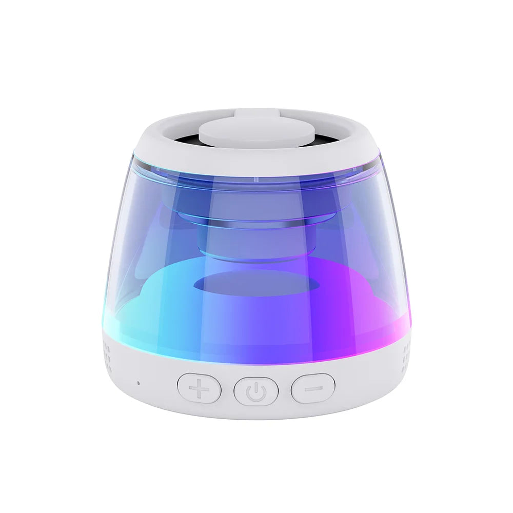 Magnetic Wireless Phone Stand Gaming Speaker – MagSafe & Android Compatible, IPX5 Waterproof, RGB Lighting, Metal Surface Mount