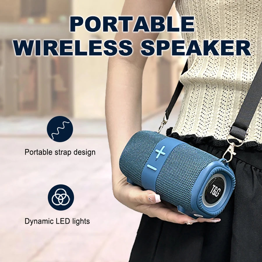 Subwoofer Wireless Bluetooth Speaker Portable Radio FM Computer Powerful Woofers Sound Box Music PC Bass Lamp Caixa De Som Audio