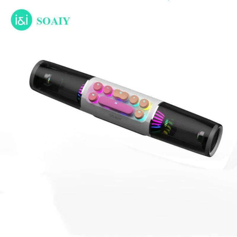 SOAIY SH19S computer Bluetooth speaker RGB color light overweight subwoofer high-volume sound system caixa de som Bluetooth