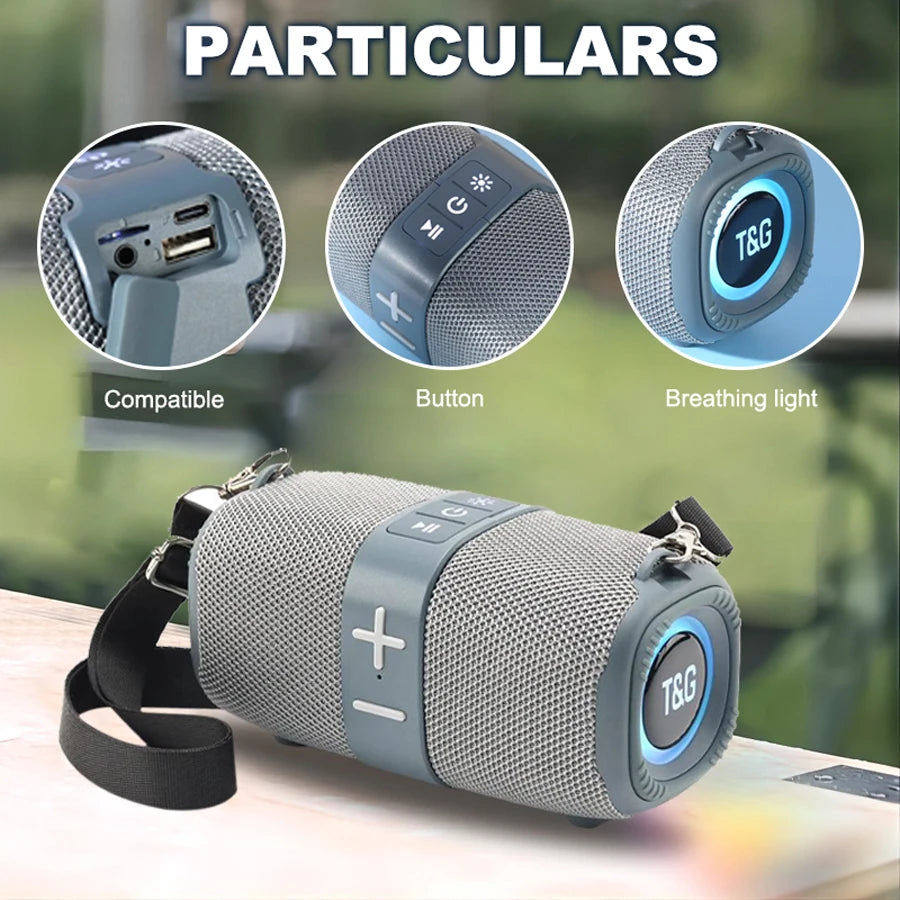 Subwoofer Wireless Bluetooth Speaker Portable Radio FM Computer Powerful Woofers Sound Box Music PC Bass Lamp Caixa De Som Audio