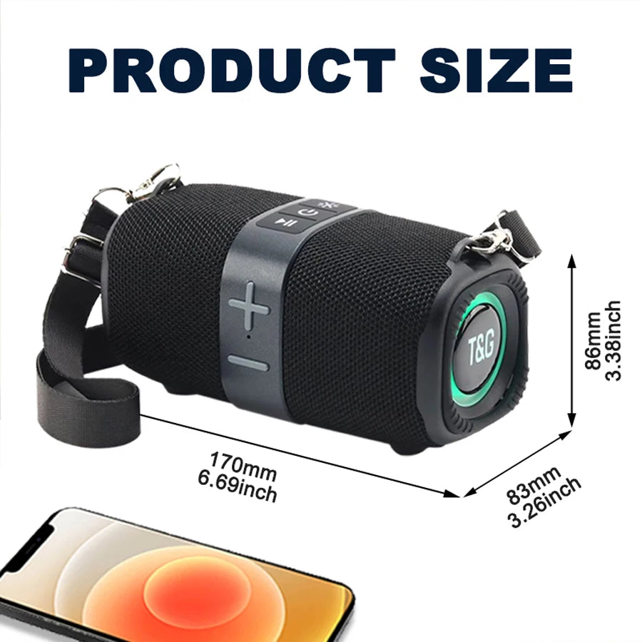 Subwoofer Wireless Bluetooth Speaker Portable Radio FM Computer Powerful Woofers Sound Box Music PC Bass Lamp Caixa De Som Audio
