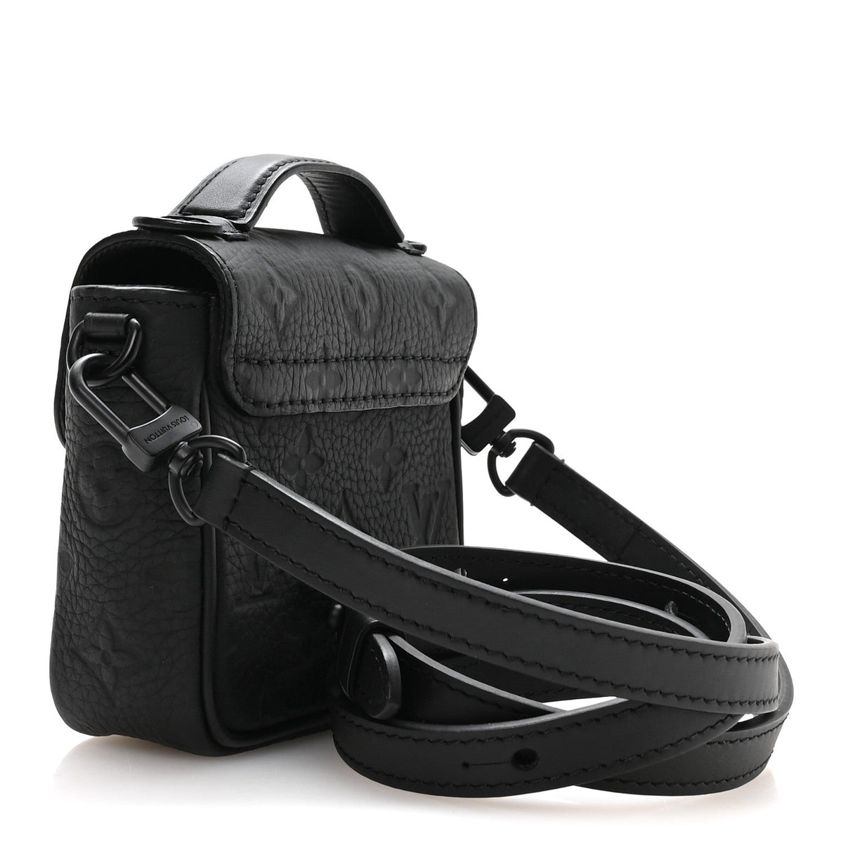 Taurillon Monogram Pico S Lock Ultra Black
