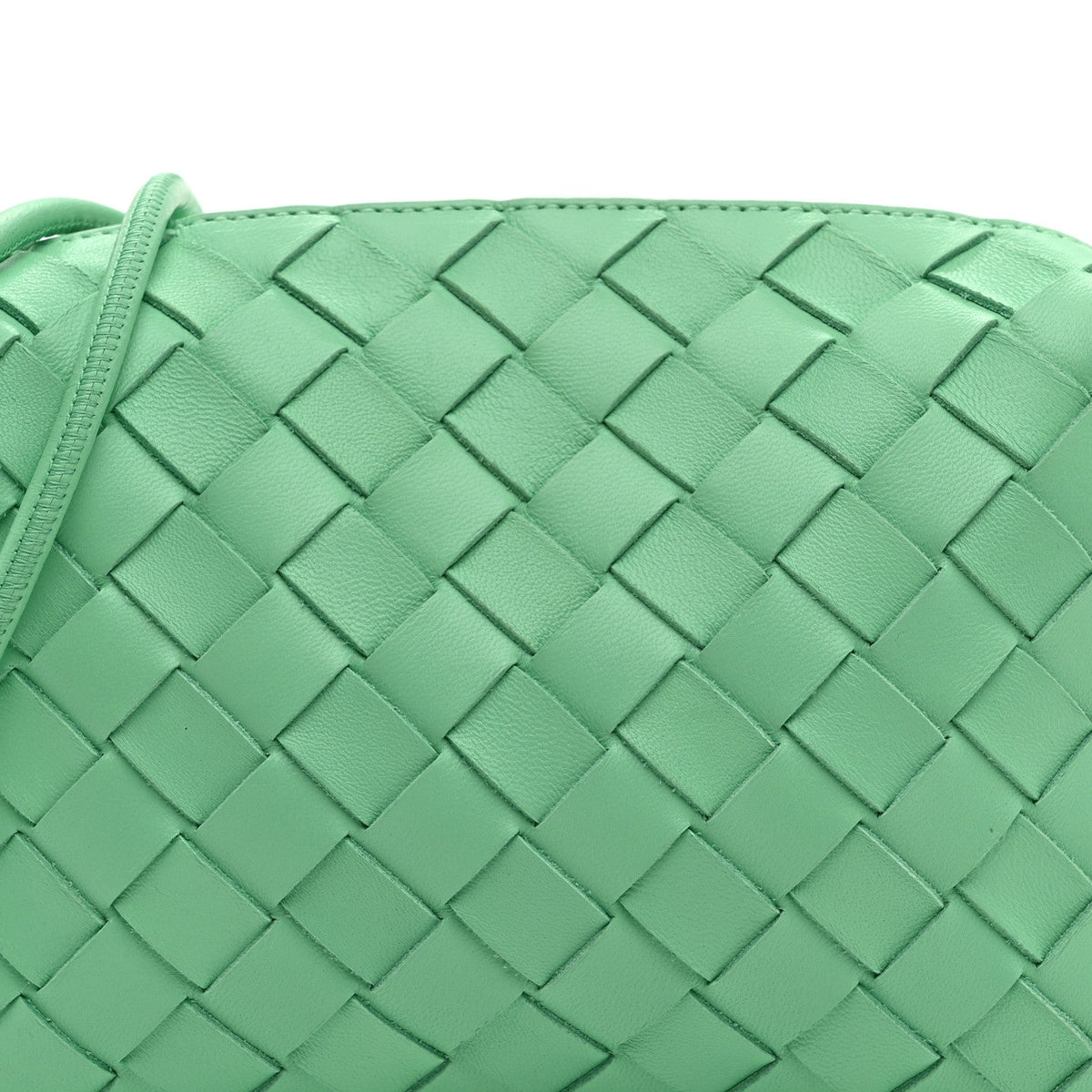 Nappa Intrecciato Mini Loop Camera Bag Fountain