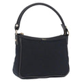 GUCCI GG Canvas Hand Bag Black Gold Tone 146244 Auth am12807V