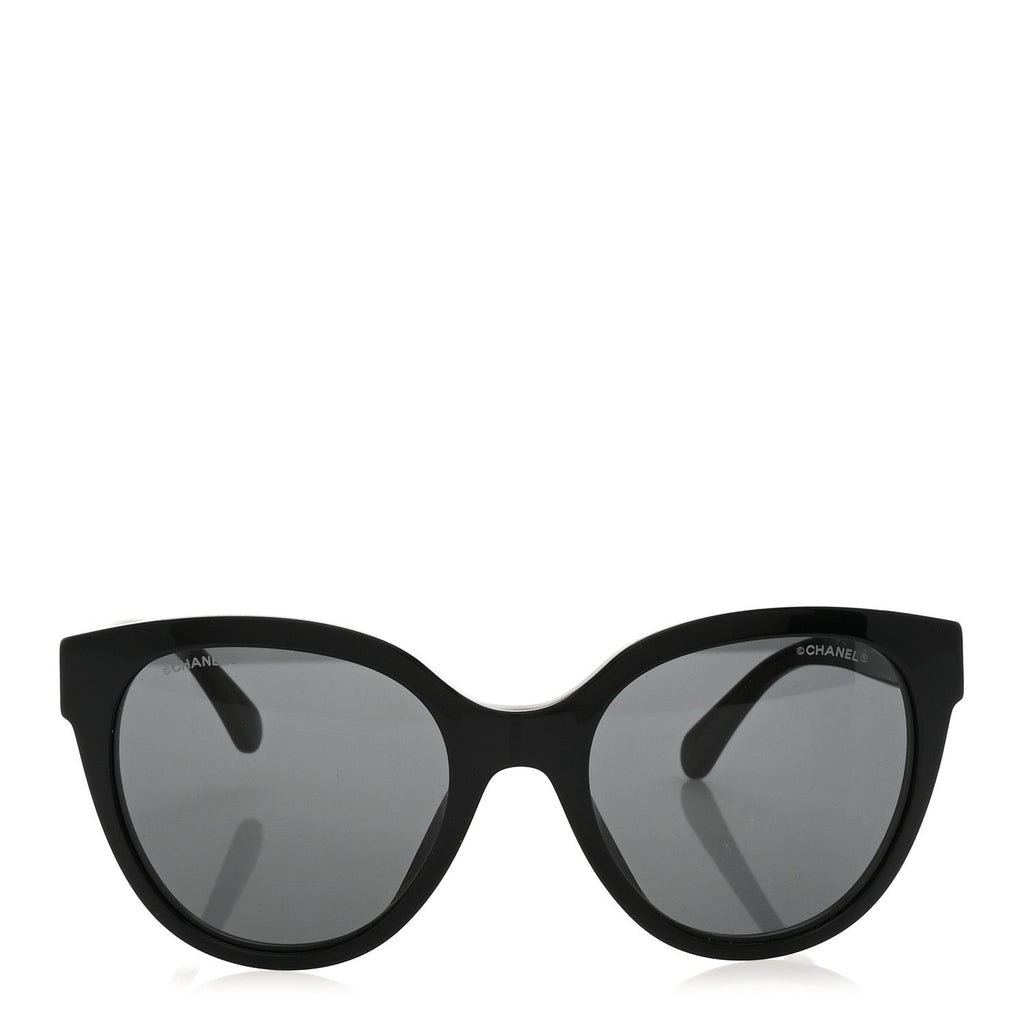 Acetate CC Butterfly Sunglasses 5414-A Black