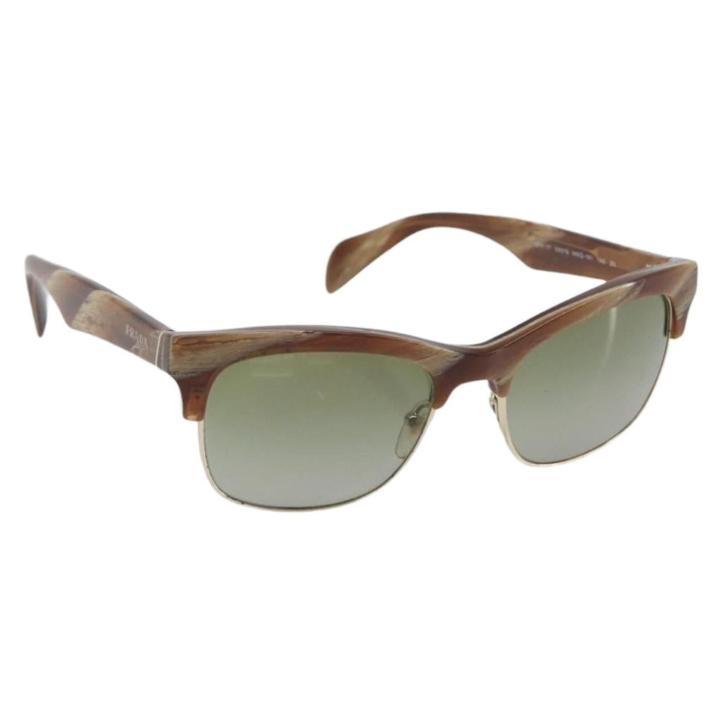 PRADA Sunglasses plastic Brown Auth BA15184