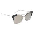 PRADA Sunglasses Metal Silver Black Auth BA15310