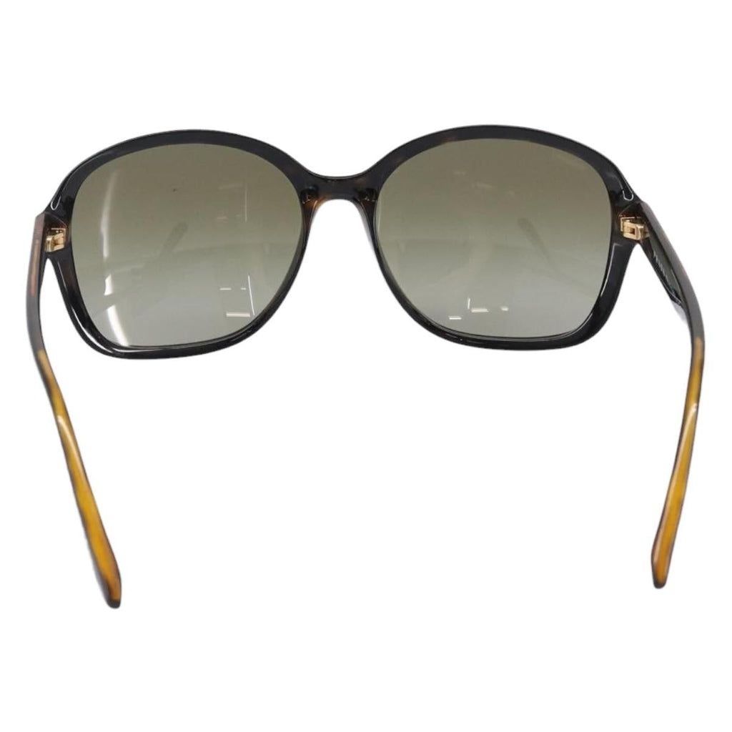PRADA Sunglasses Plastic Brown Gold Tone Auth BA15543