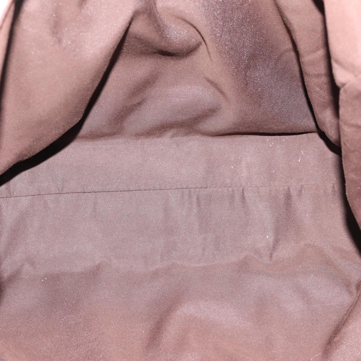 GUCCI GG Canvas Tote Bag Beige Silver 153213 Auth BA16315