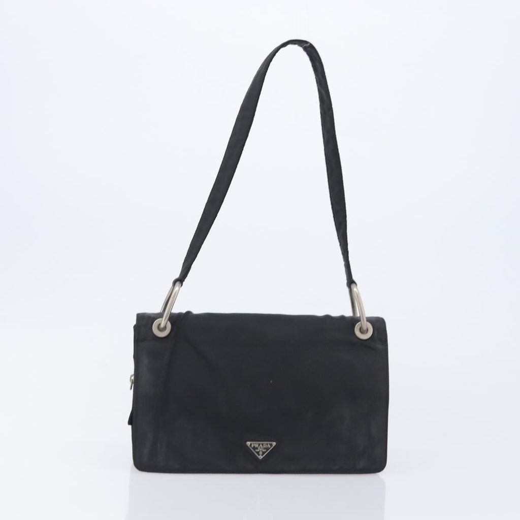 PRADA BOTTEGA VENETA Hand Bag Nylon 3 Set Black Khaki Auth bs37399