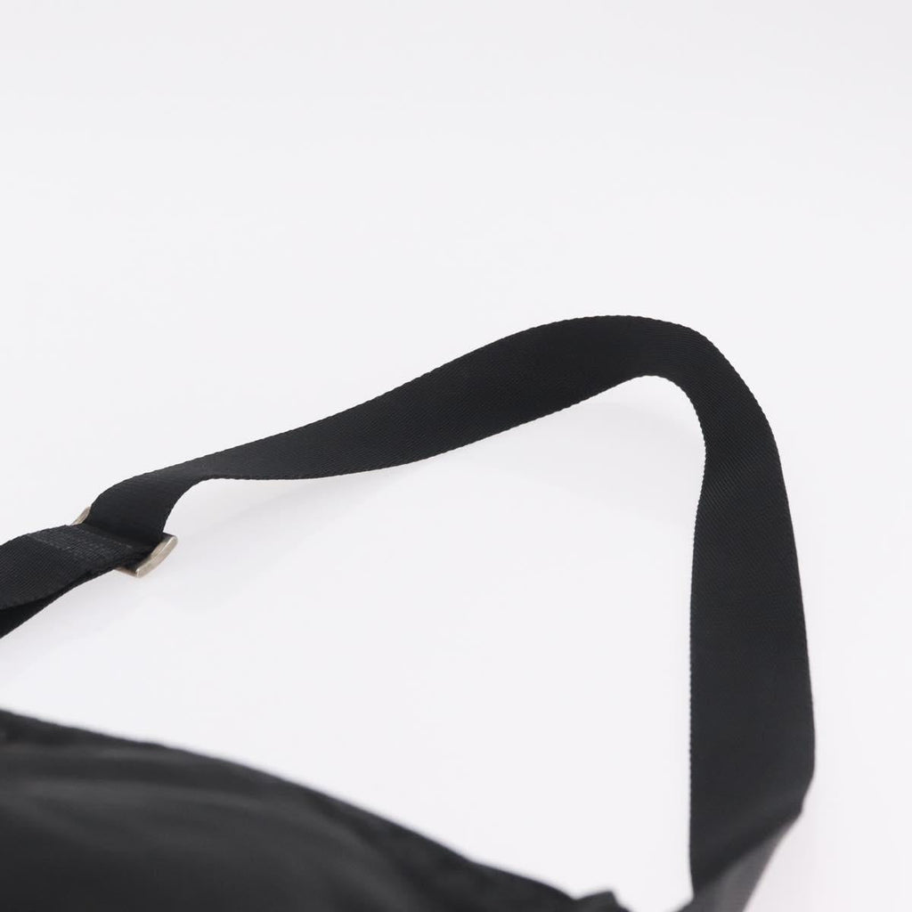 PRADA Hand Bag Nylon Leather 5 Set Black Beige Auth bs37447