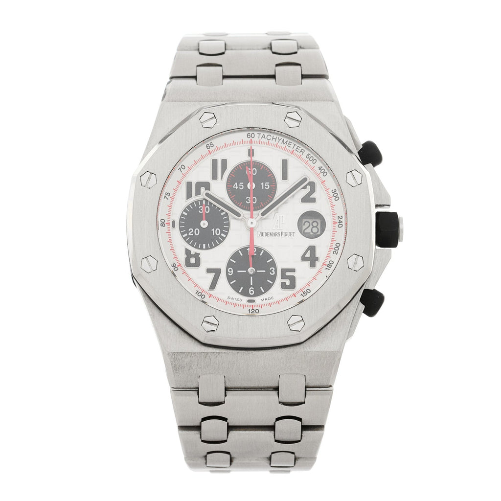 Stainless Steel 42mm Royal Oak Offshore Chronograph Automatic Watch Silver 26170ST.OO.1000ST.01