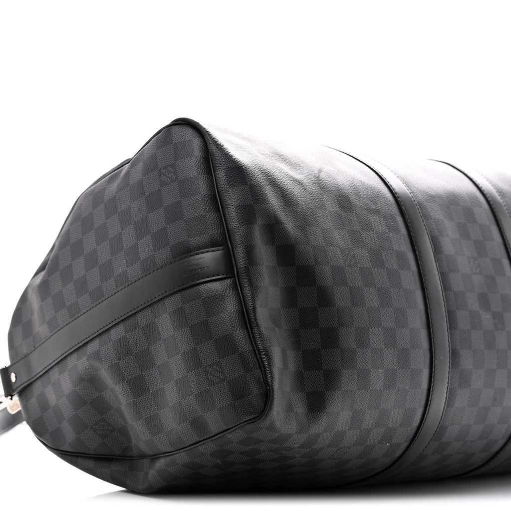 Damier Graphite Keepall Bandouliere 55