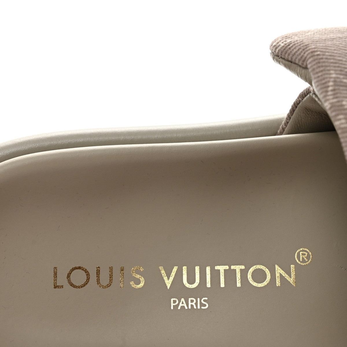 Monogram Denim LV Pool Pillow Flat Comfort Mule 37 Grey