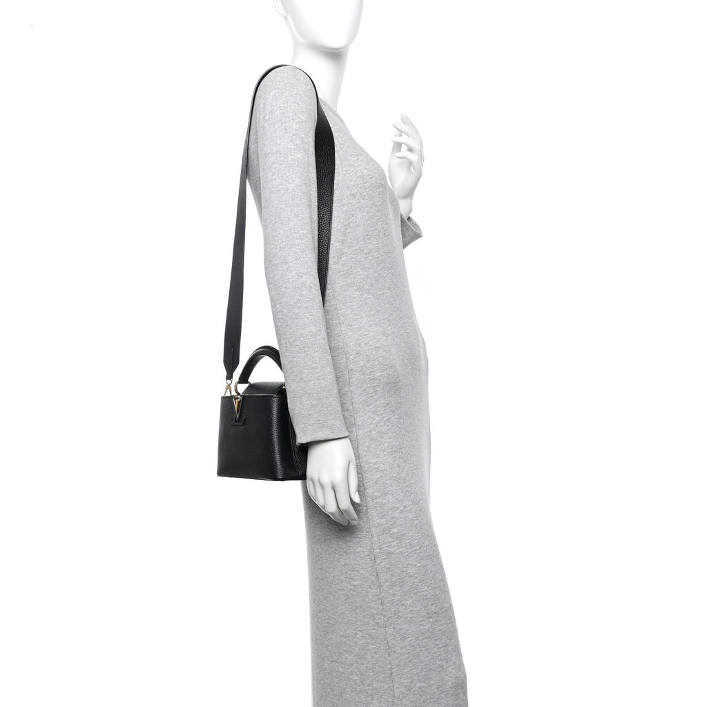 Taurillon Mini Capucines Black