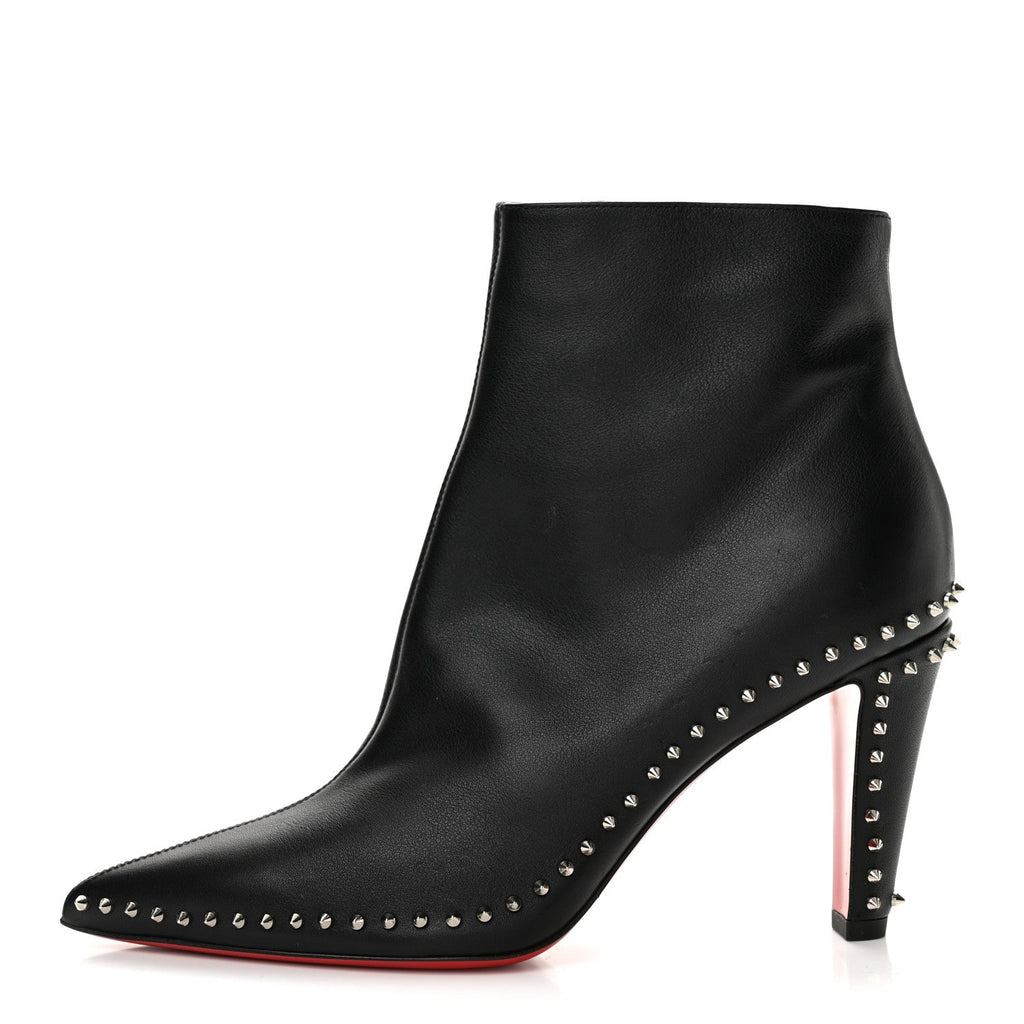 Calfskin Hongroise 85 Ankle Boots 38.5 Black