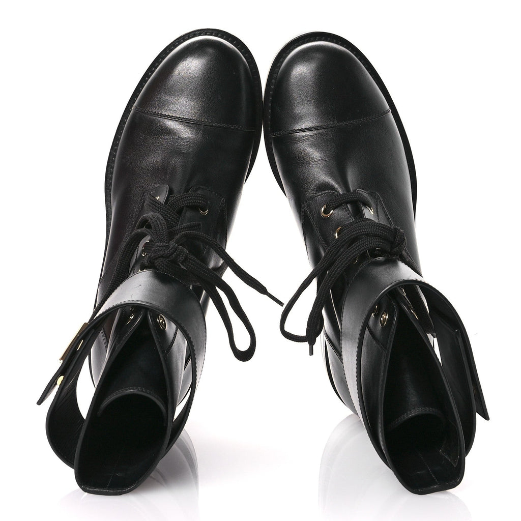 Calfskin Wonderland Ranger Boots 38.5 Black