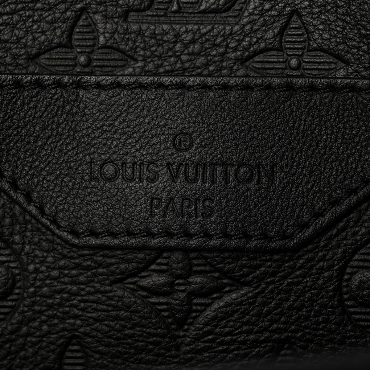 Calfskin Monogram Shadow Trio Messenger Black