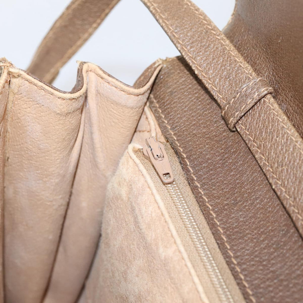 GUCCI GG Supreme Shoulder Bag PVC Beige Gold 94 02 050 Auth ep15966