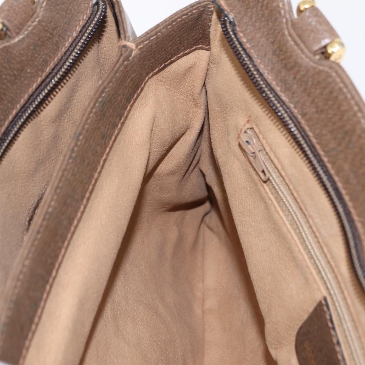 GUCCI GG Supreme Tote Bag PVC Beige Gold 86 02 021 Auth ep16415