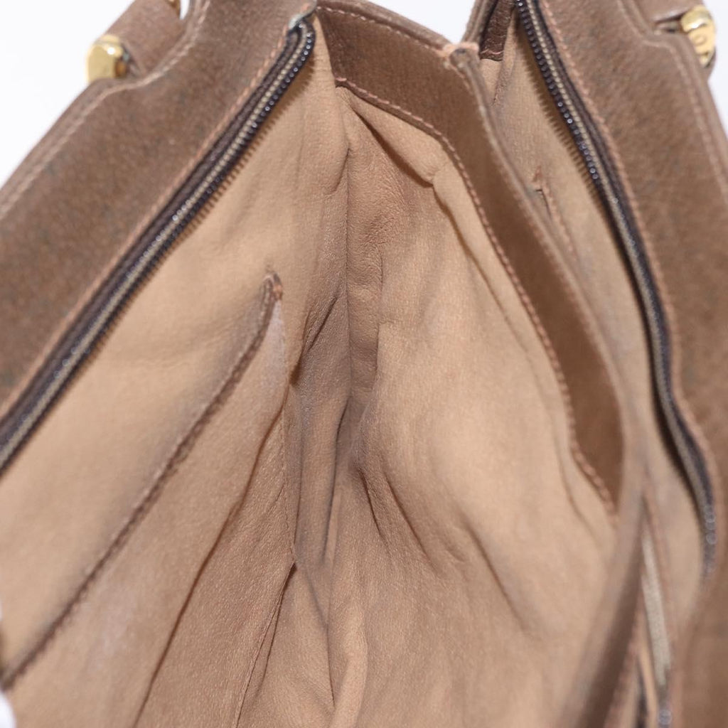 GUCCI GG Supreme Tote Bag PVC Beige Gold 86 02 021 Auth ep16415