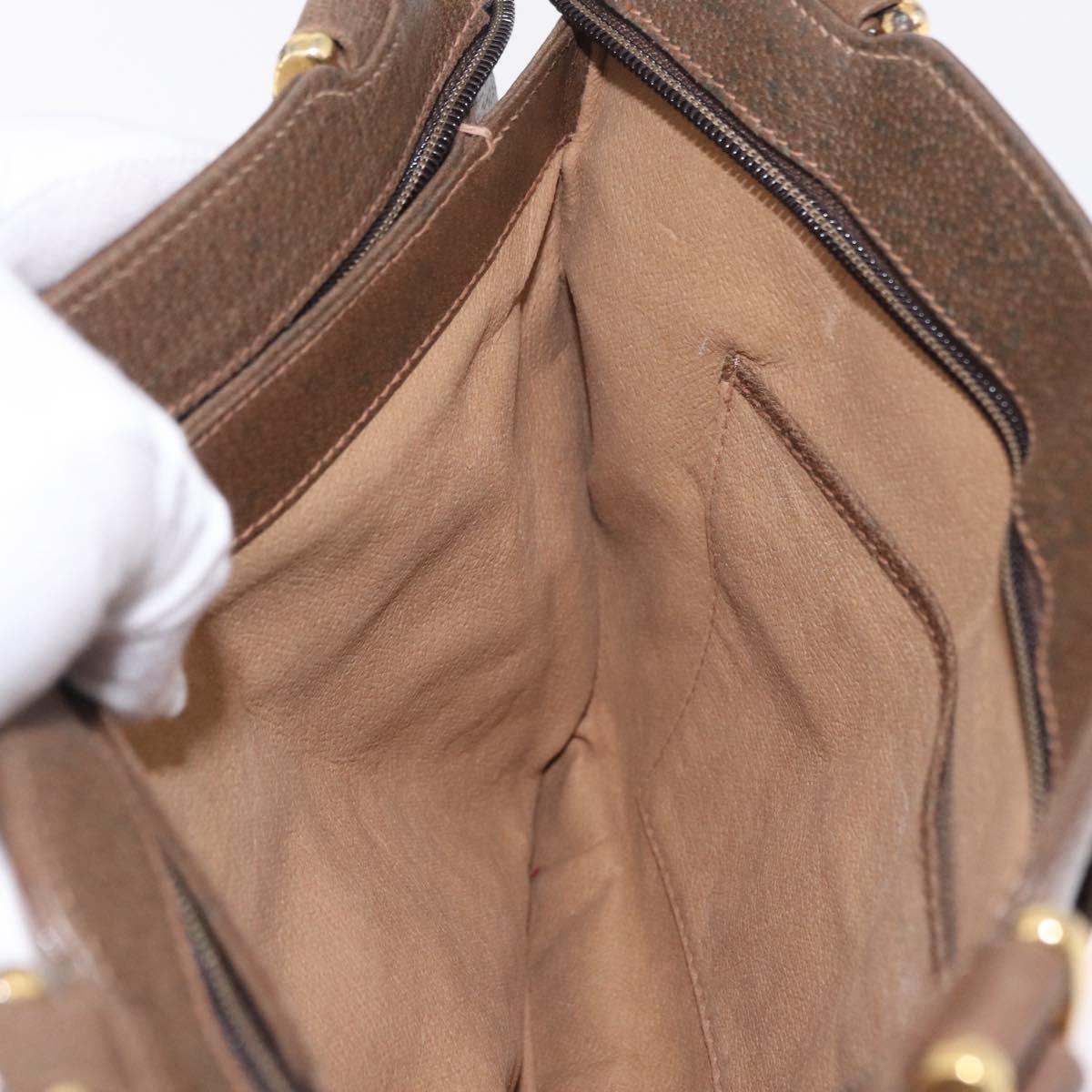 GUCCI GG Supreme Tote Bag PVC Beige Gold 86 02 021 Auth ep16415
