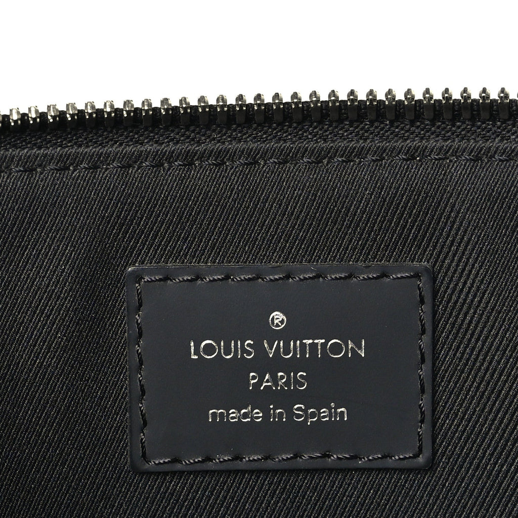 Damier Graphite Porte-Documents Jour