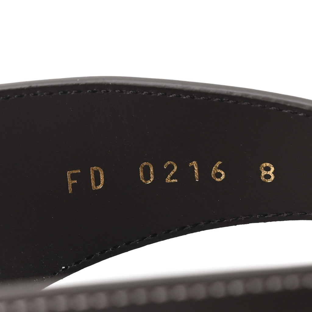 Supple Calfskin Blooming Monogram Mens LV Sunset Thong Sandals 8 Marron