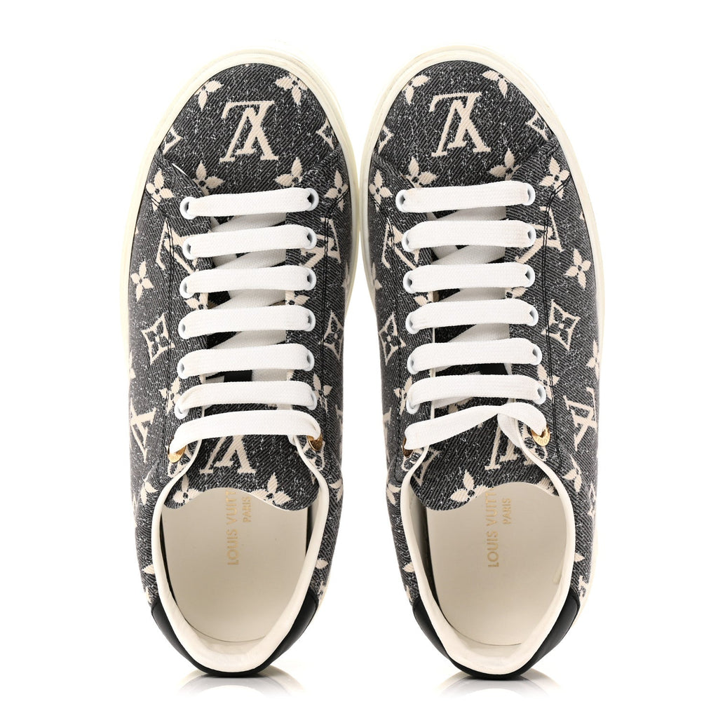 Denim Monogram Time Out Sneakers 39