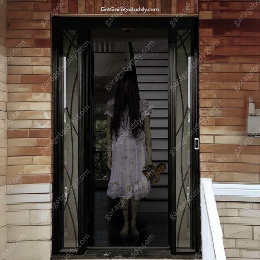 Possessed Girl | Halloween Front Door Cover