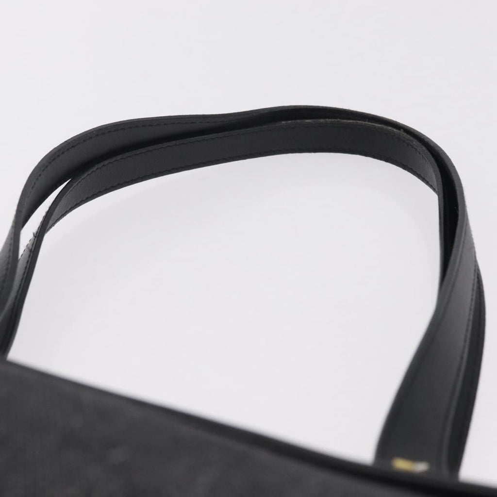 GUCCI GG Canvas Tote Bag Black Gold 92730 Auth ka6548A
