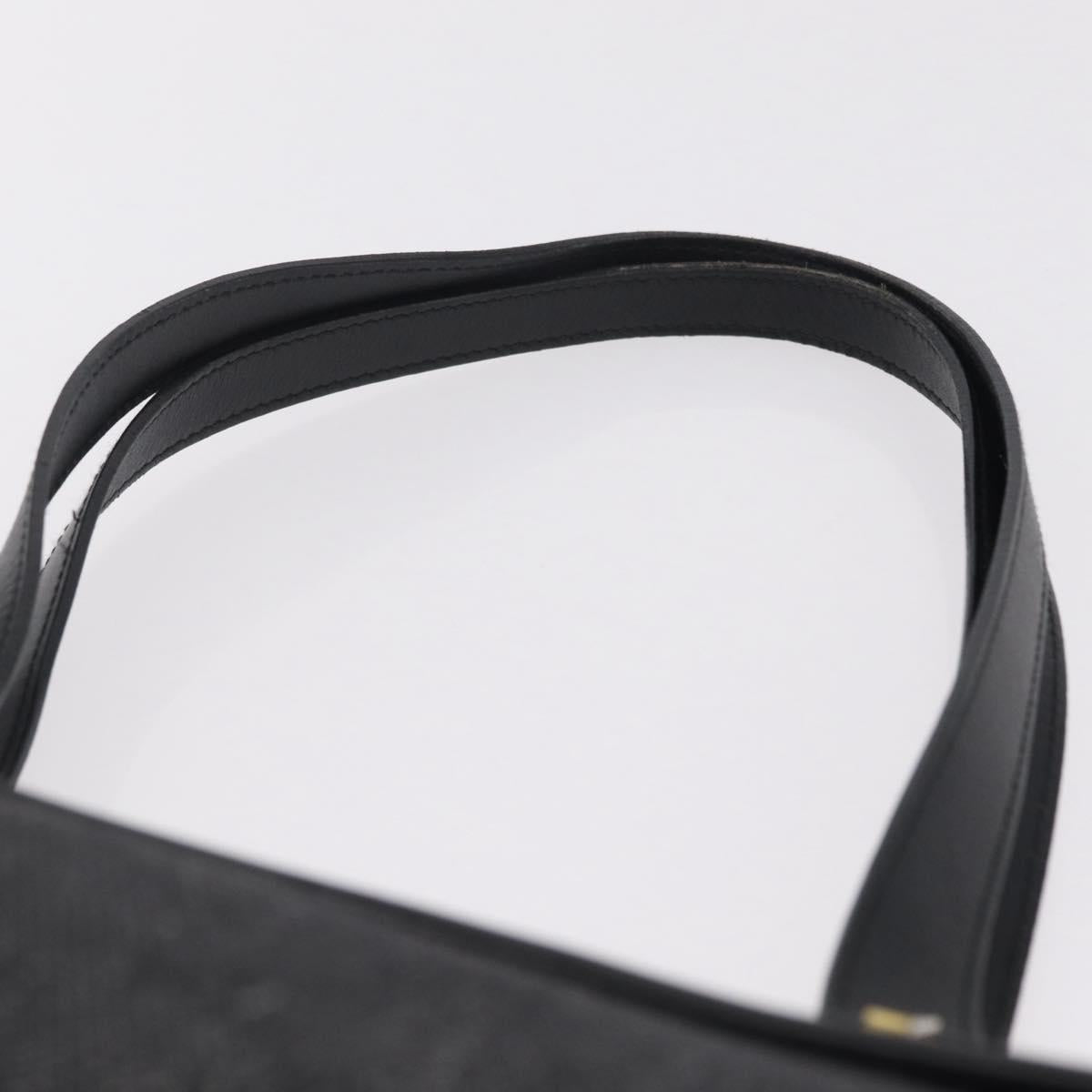 GUCCI GG Canvas Tote Bag Black Gold 92730 Auth ka6548A