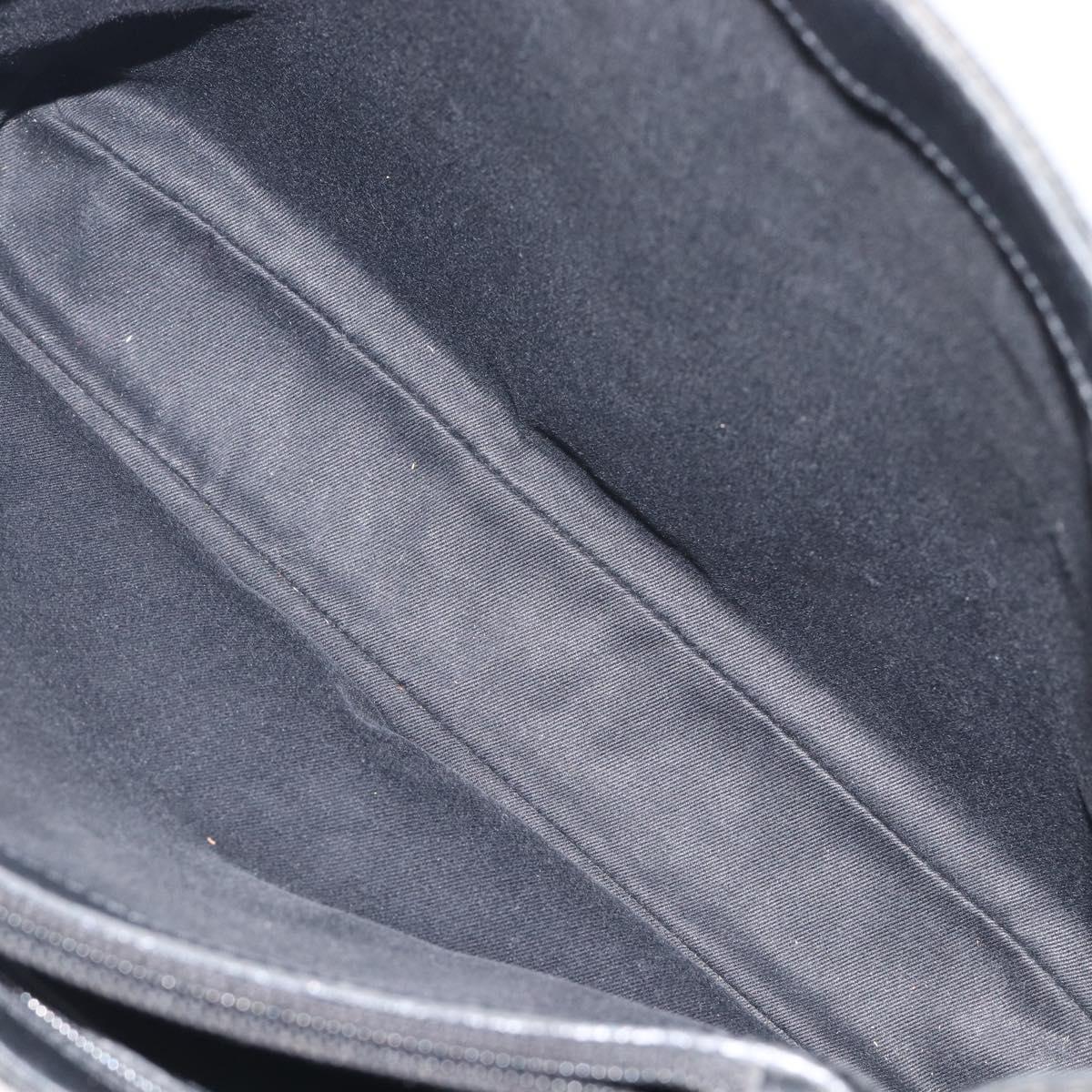 GUCCI GG Canvas Bamboo Hand Bag Black 112526 Auth ka6667