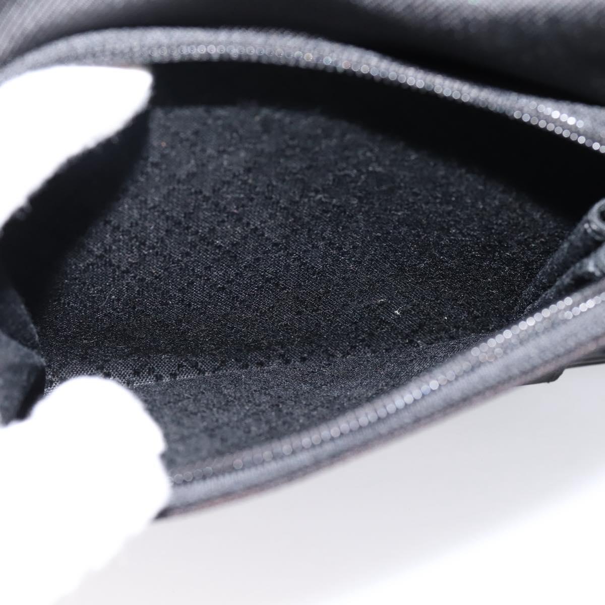 GUCCI Bamboo Shoulder Bag Nylon Black 003 2058 0059 5 Auth ka6673