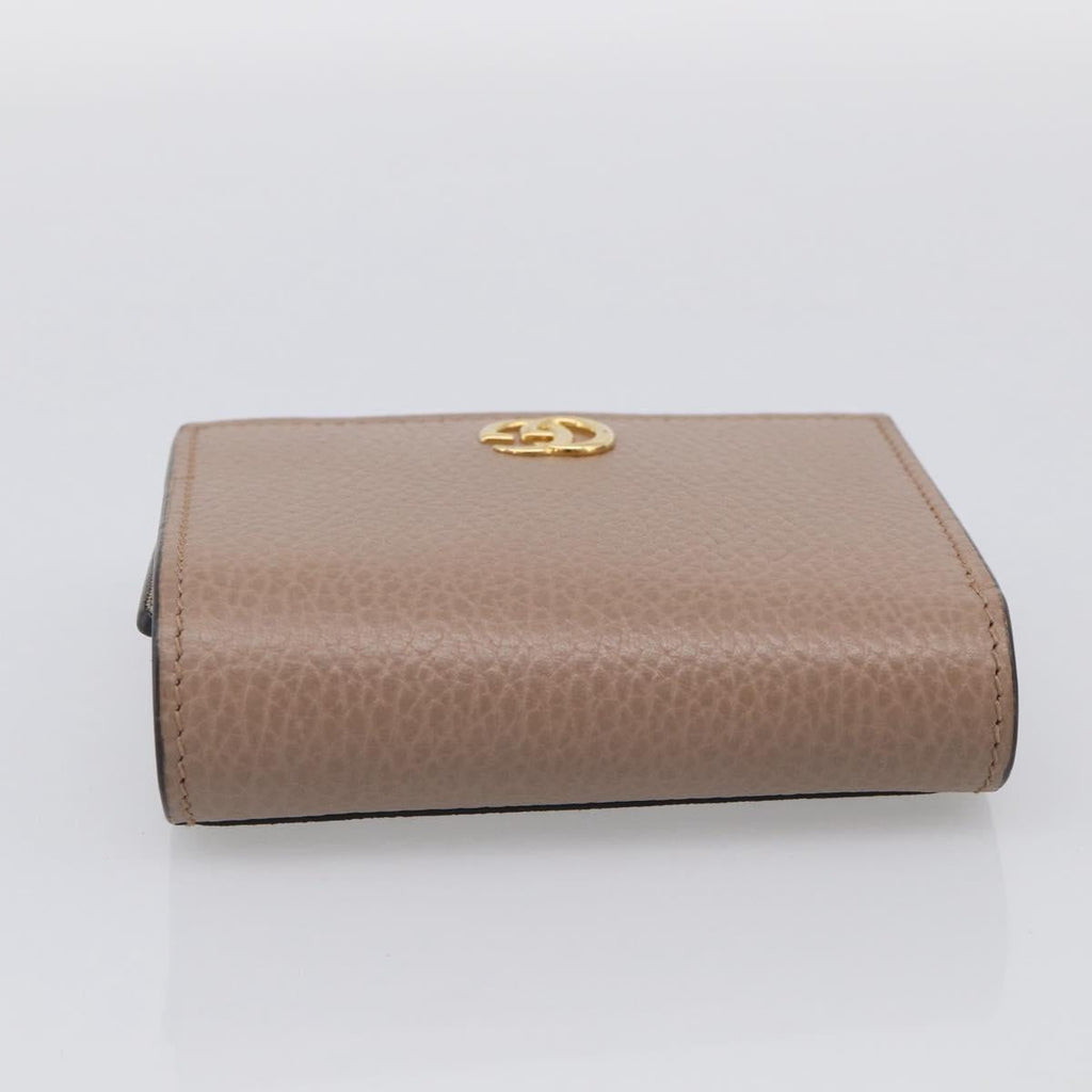 GUCCI Bifold Wallet Leather Pink Silver 598587 Auth mr3181A