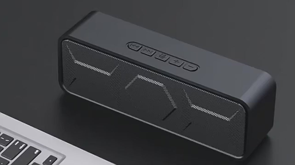 Bluetooth Speaker Portable Wireless,10W Dual Driver Stereo Loud Bass,TWS FM TF USB AUX Hands-Free,BT 5.0 10H Home Outdoor Party